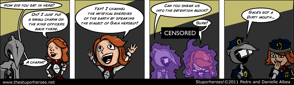 Ohhh...so that's what she does! Strip #124 - The Return